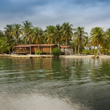 A tiny island in the caribbean Archipelago san Bernardo near Tolu, Colombia