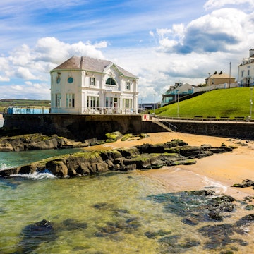 May 1, 2015: The Arcadia, a historic cafe and ballroom on the coast of Portrush, a small seaside resort town in County Antrim.