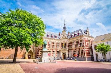 Utrecht University at Dom Square in Utrecht.