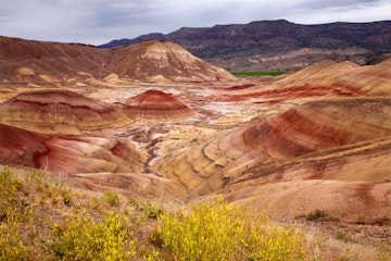 Painted Hills, a unit of the John Day Fossil Beds National Monument in Wheeler County.