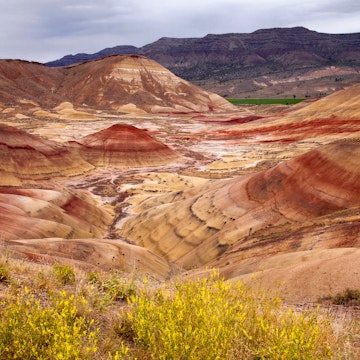 Painted Hills, a unit of the John Day Fossil Beds National Monument in Wheeler County.
