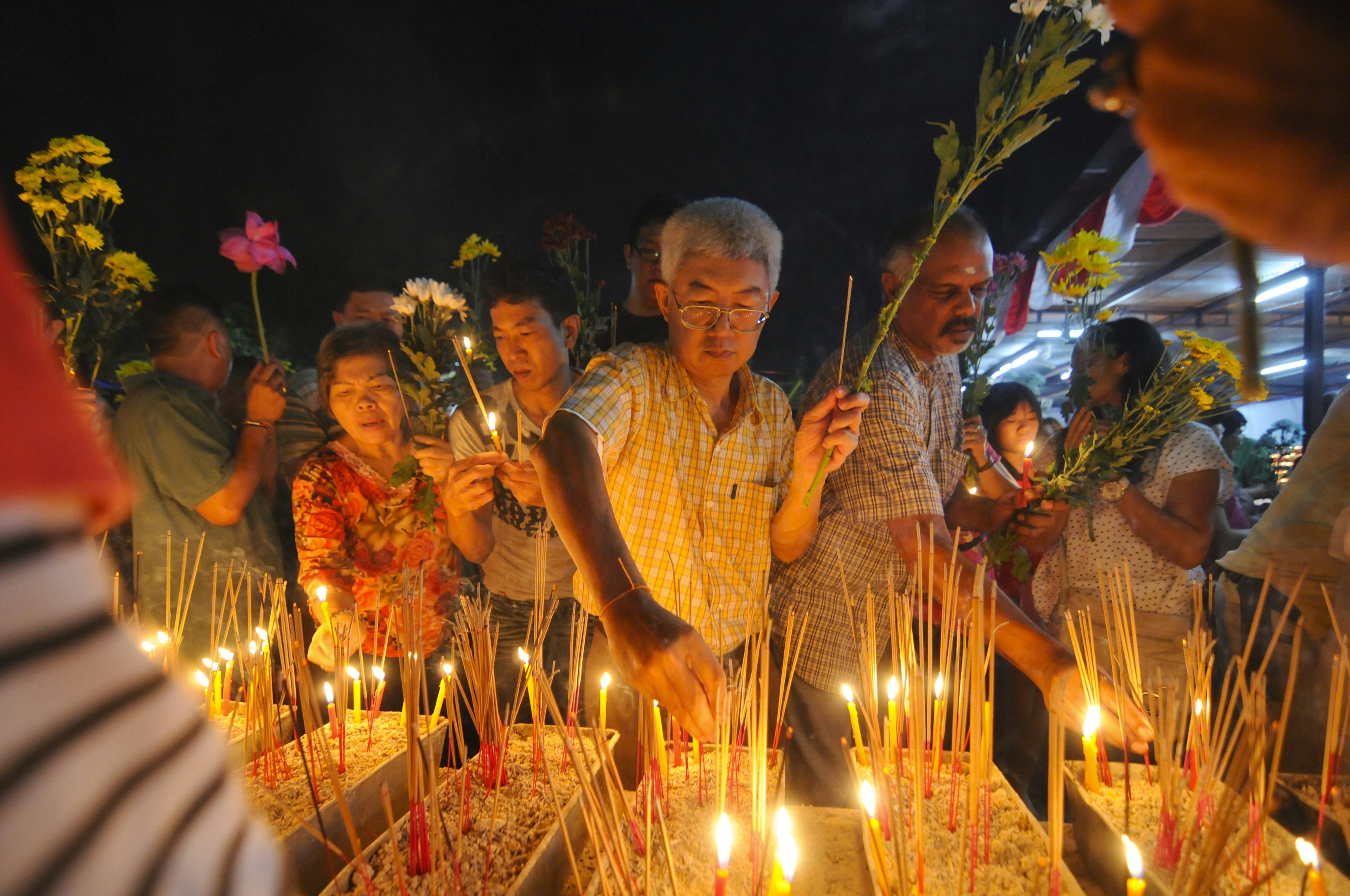 Wesak Day celebration at the Buddhist Maha Vihara Temple in Kuala Lumpur