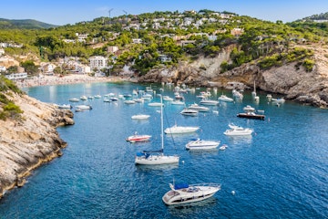 Es vedra island of Ibiza  Cala d Hort in Balearic islands
