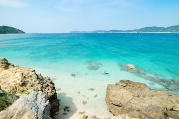Tropical beach of Amami Oshima in Southern Japan.