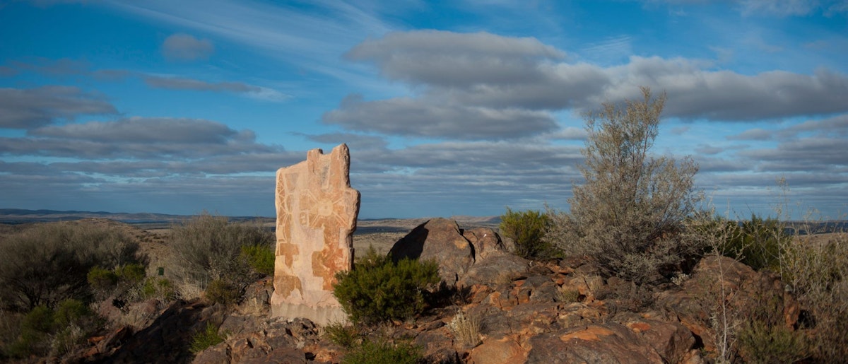 CRWJKH Details of Living Desert Sculpture Site, an open-air art exhibition set up in the Outback of Broken Hill, New South Wales
Living Desert State Park
Australia
