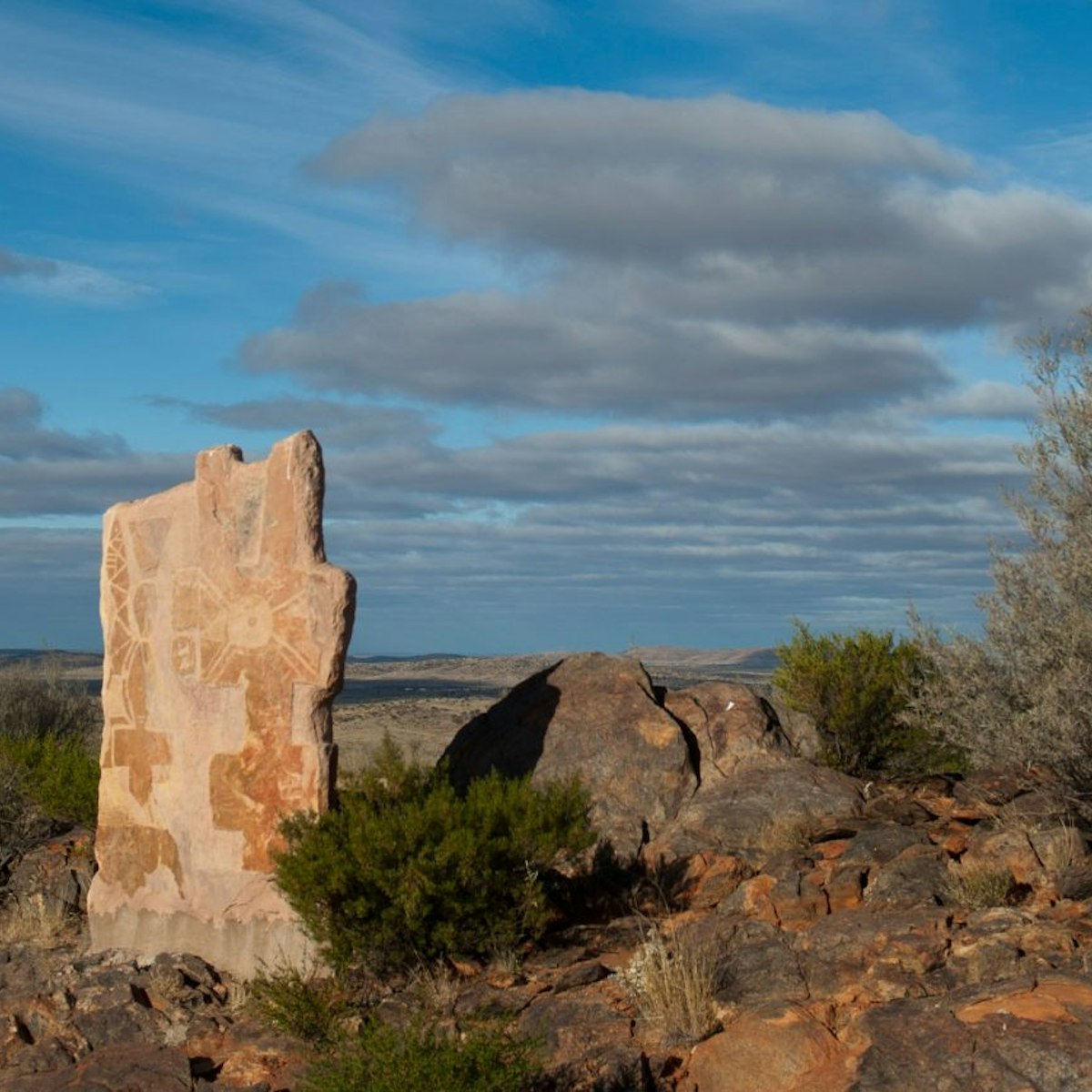 CRWJKH Details of Living Desert Sculpture Site, an open-air art exhibition set up in the Outback of Broken Hill, New South Wales
Living Desert State Park
Australia
