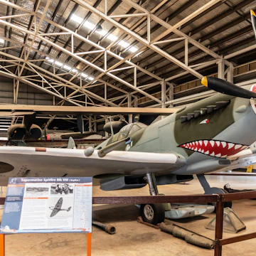 Darwin Australia - February 22, 2019: Australian Aviation Heritage Centre. The Supermarine Spitfire MK VIII with shark face painted in front.
Darwin Aviation Museum
; Shutterstock ID 1381715885; your: Bridget Brown; gl: 65050; netsuite: Online Editorial; full: POI Image Update