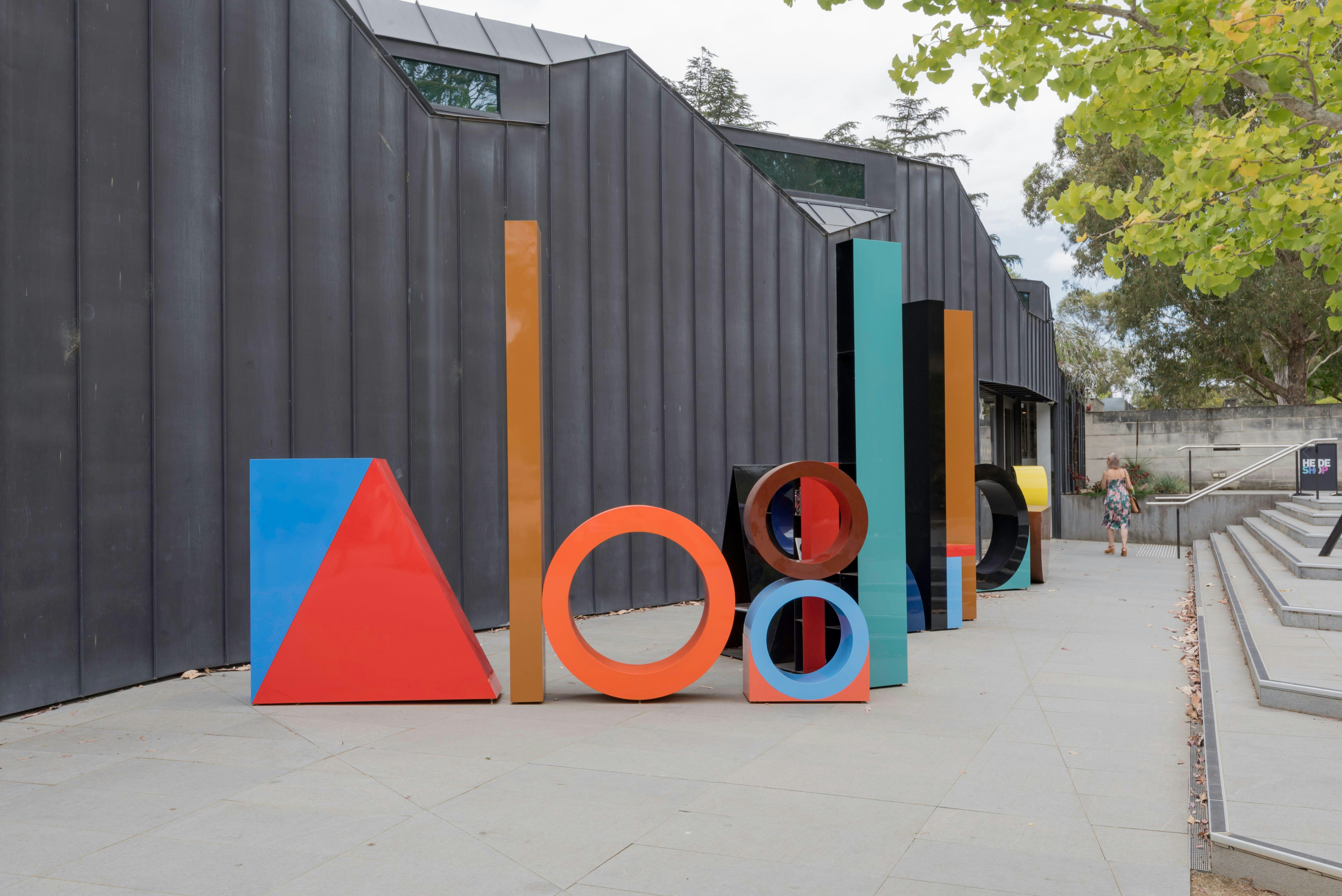 2AW6EA0 Heide III, is a purpose built museum space with a black titanium zinc facade, one of four main buildings on the site of the Heide Museum of Modern Art