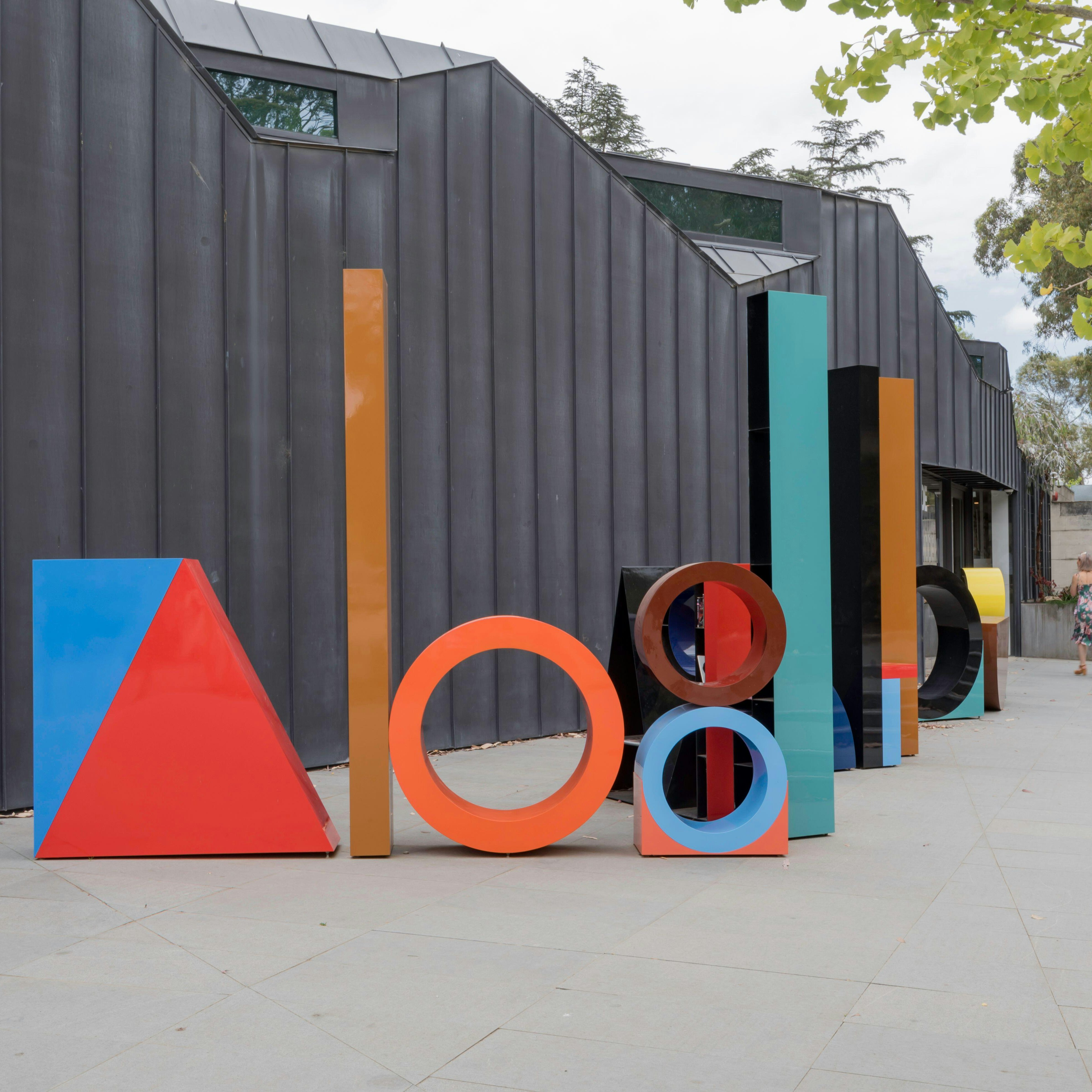 2AW6EA0 Heide III, is a purpose built museum space with a black titanium zinc facade, one of four main buildings on the site of the Heide Museum of Modern Art