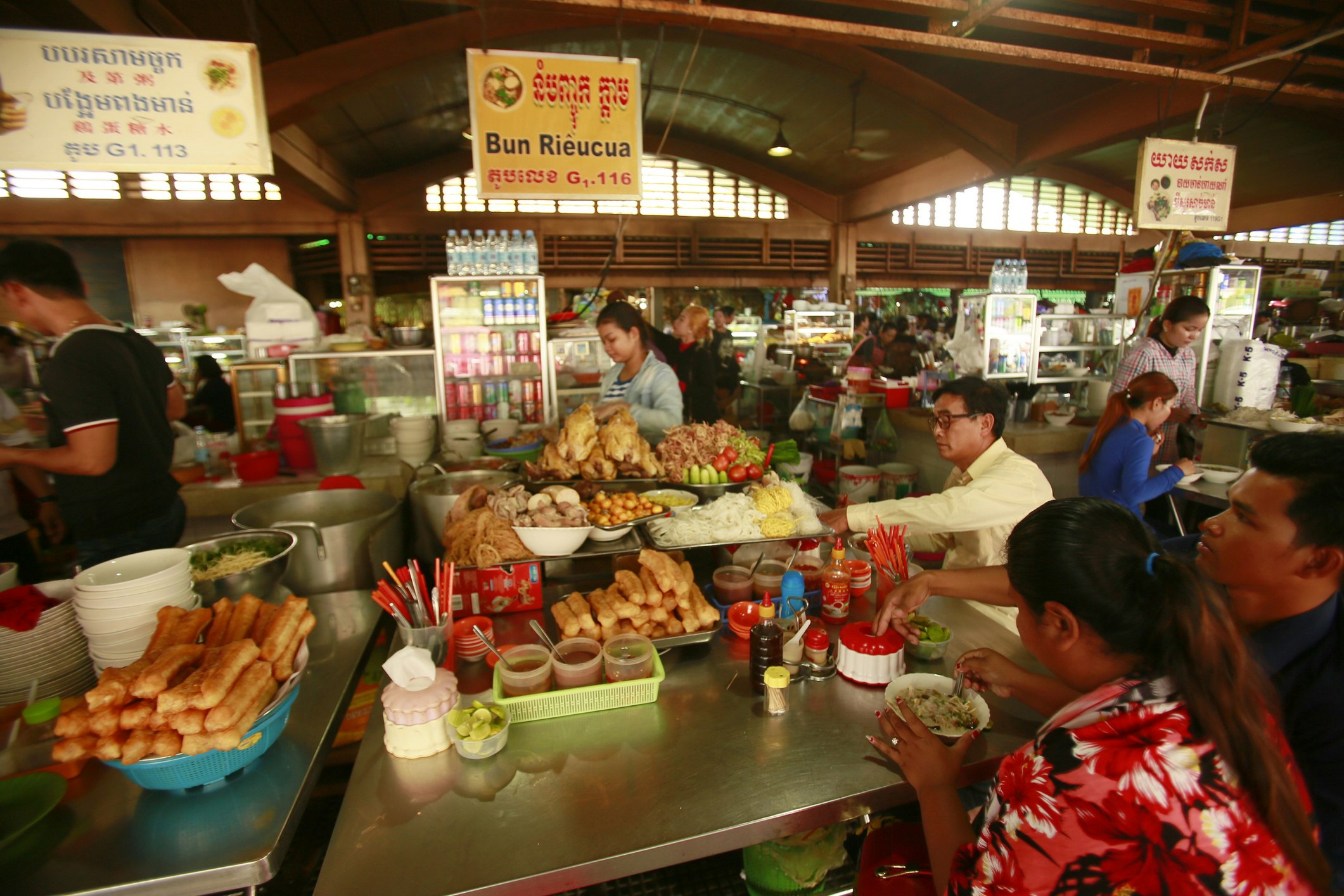 Dining at street food markets in cities like Phnom Penh is a great way to save money