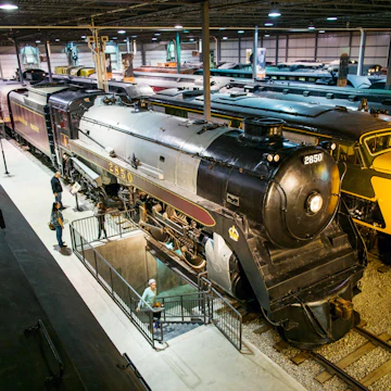 HW8H9D Canada, Quebec, Montreal, Delson, Canadian Railway Museum, Exporail, locomotives, elevated view
canada railroad museum
Musée Ferroviaire Canadien
canada railway museum
