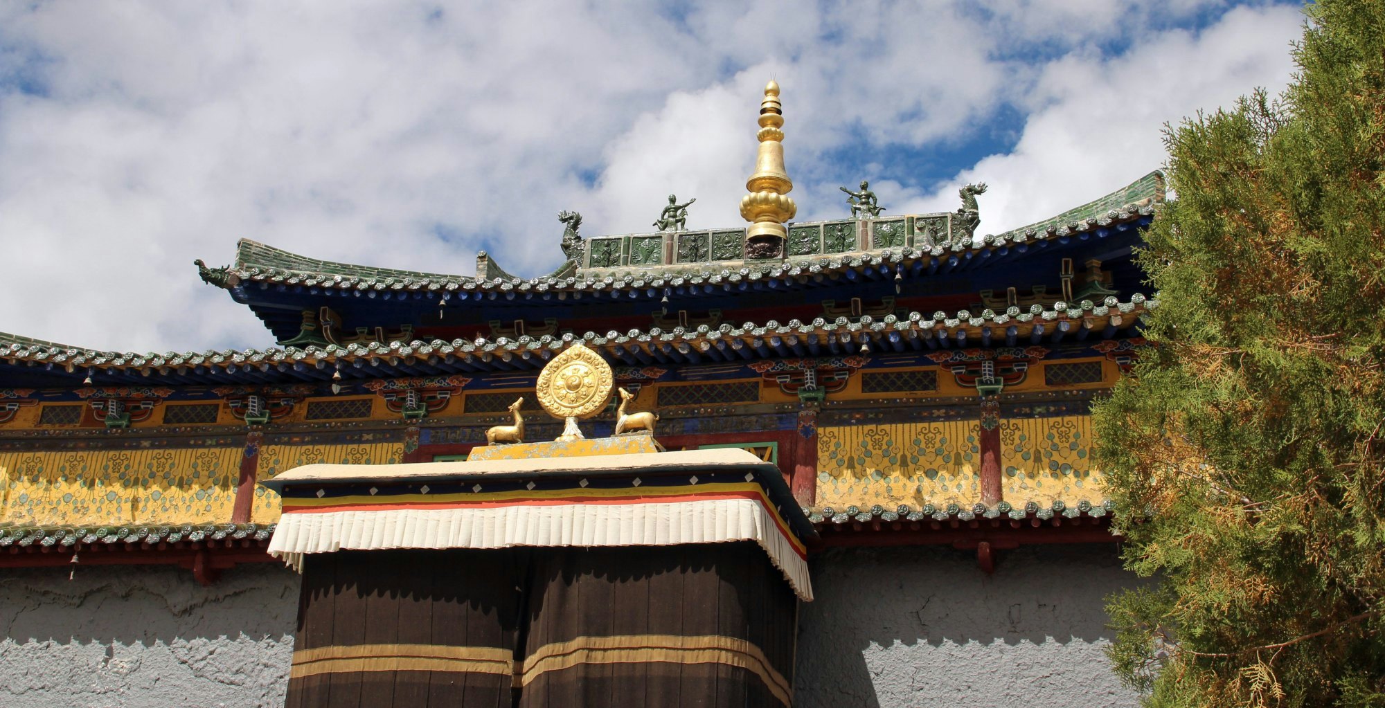 Roof Decorations Of Shalu Monastery Near Shigatse, Tibet - stock photo
Photo taken in Lhasa, China