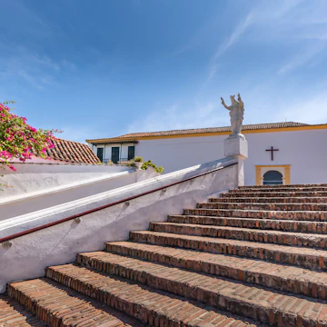 Cartagena, Convent of Santa Cruz de la Popa, Convento de Santa Cruz de la Popa, located at the lookout that provides scenic panoramic views of Cartagena.
