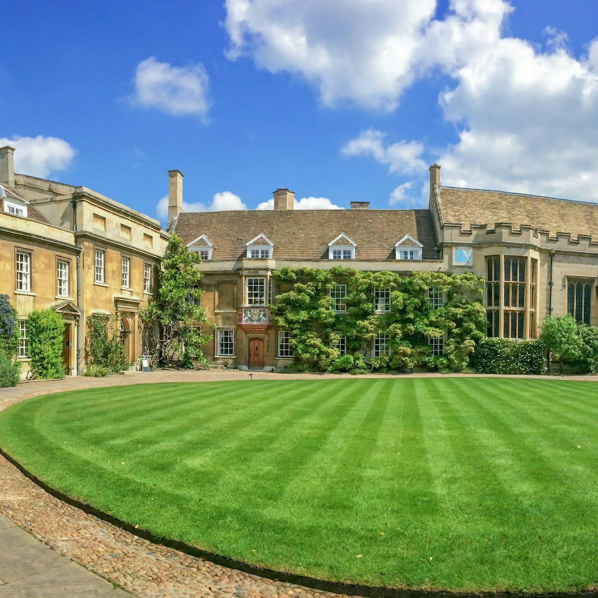 First court at Christ's college university of Cambridge, in Cambridge, UK