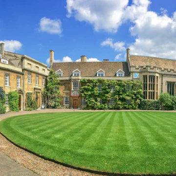First court at Christ's college university of Cambridge, in Cambridge, UK