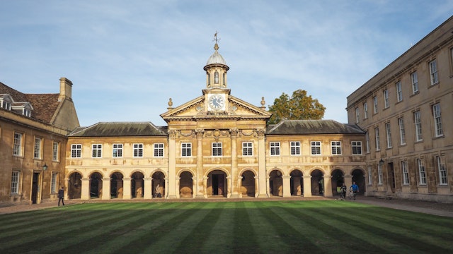 Cambridge, Uk - Circa October 2018: Emmanuel College