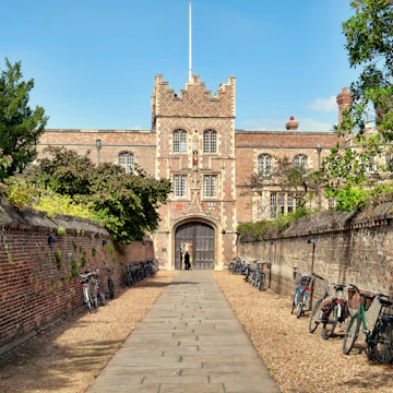 Jesus College, Cambridge. - stock photo