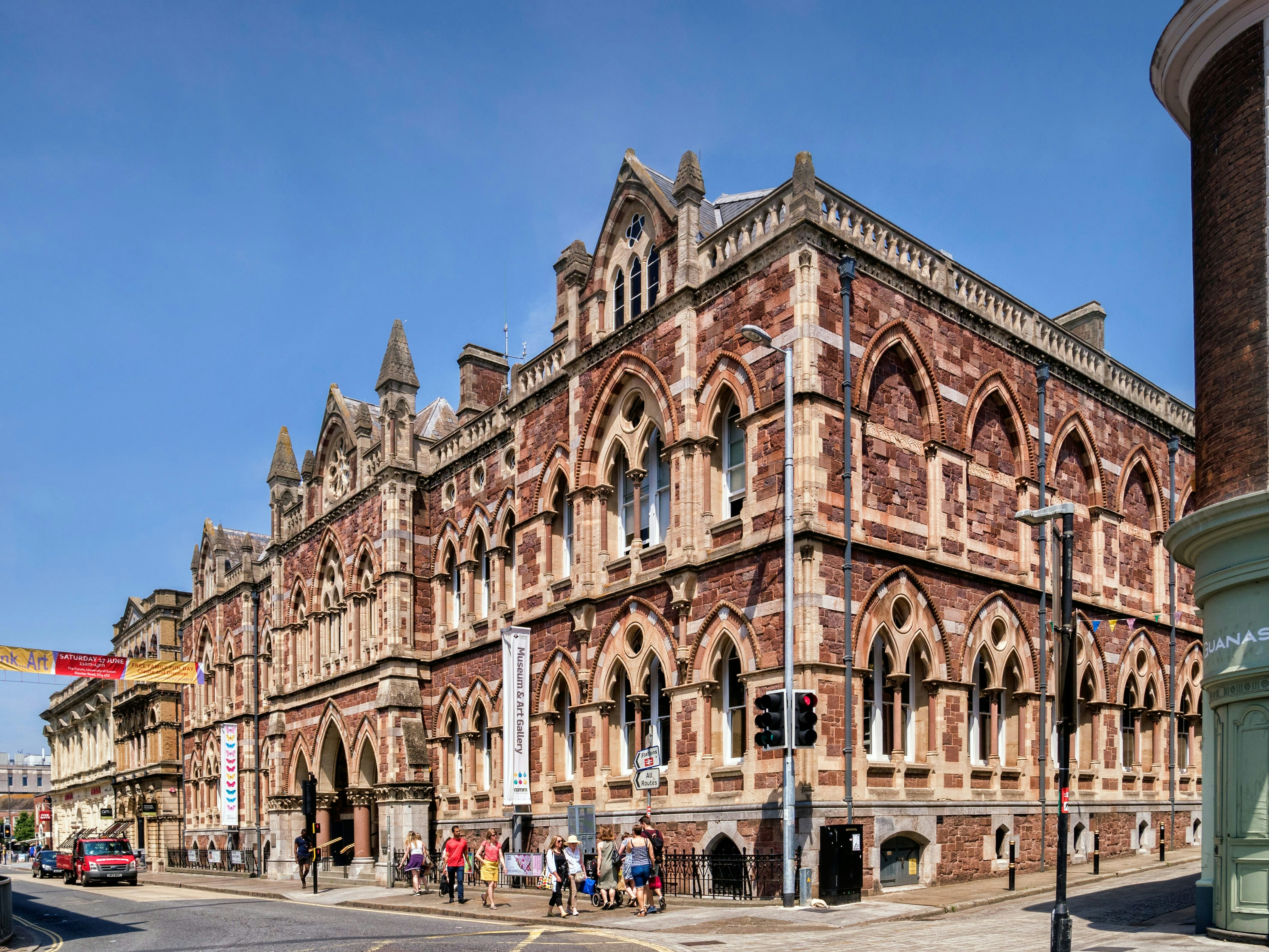 21 June 2017: Exeter, Devon, England, UK - Albert Memorial Museum and Art Gallery, Queen Street, Exeter.
Albert Memorial Museum Exeter UK - stock photo
RAMM