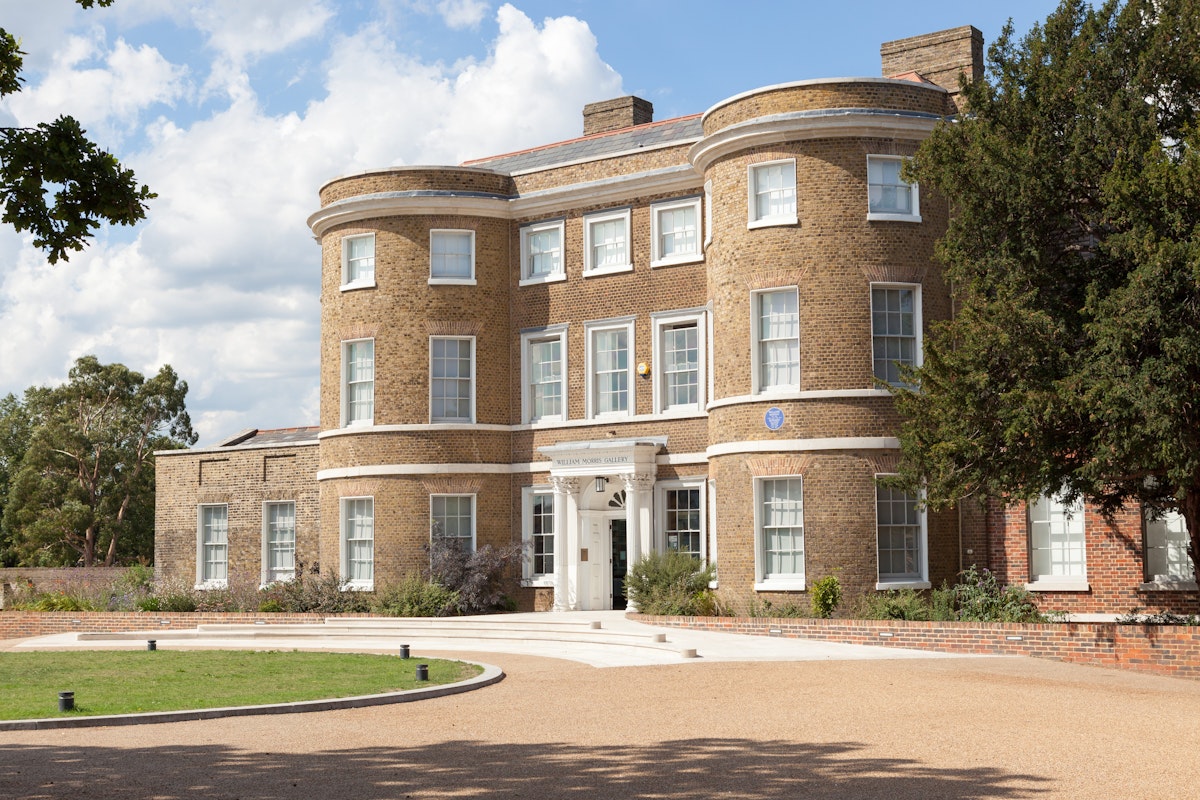 Walthamstow, UK - August 22, 2015: The William Morris Gallery is one of the finest examples of a Georgian house in Greater London.