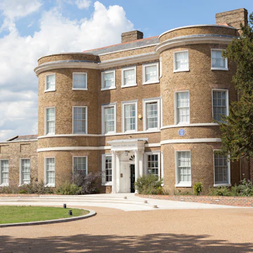 Walthamstow, UK - August 22, 2015: The William Morris Gallery is one of the finest examples of a Georgian house in Greater London.