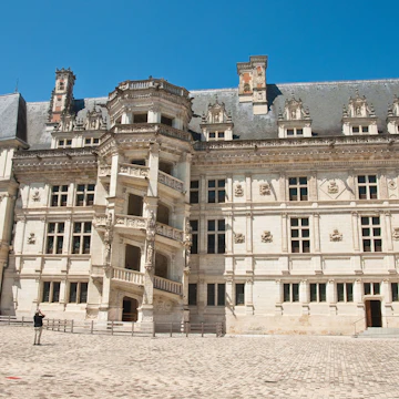 Spiral staircase in the Francis I wing, the Royal ChÃ?¢teau de Blois, France; Château Royal de Blois
Shutterstock ID 97979516; your: Bridget Brown; gl: 65050; netsuite: Online Editorial; full: POI Image Update