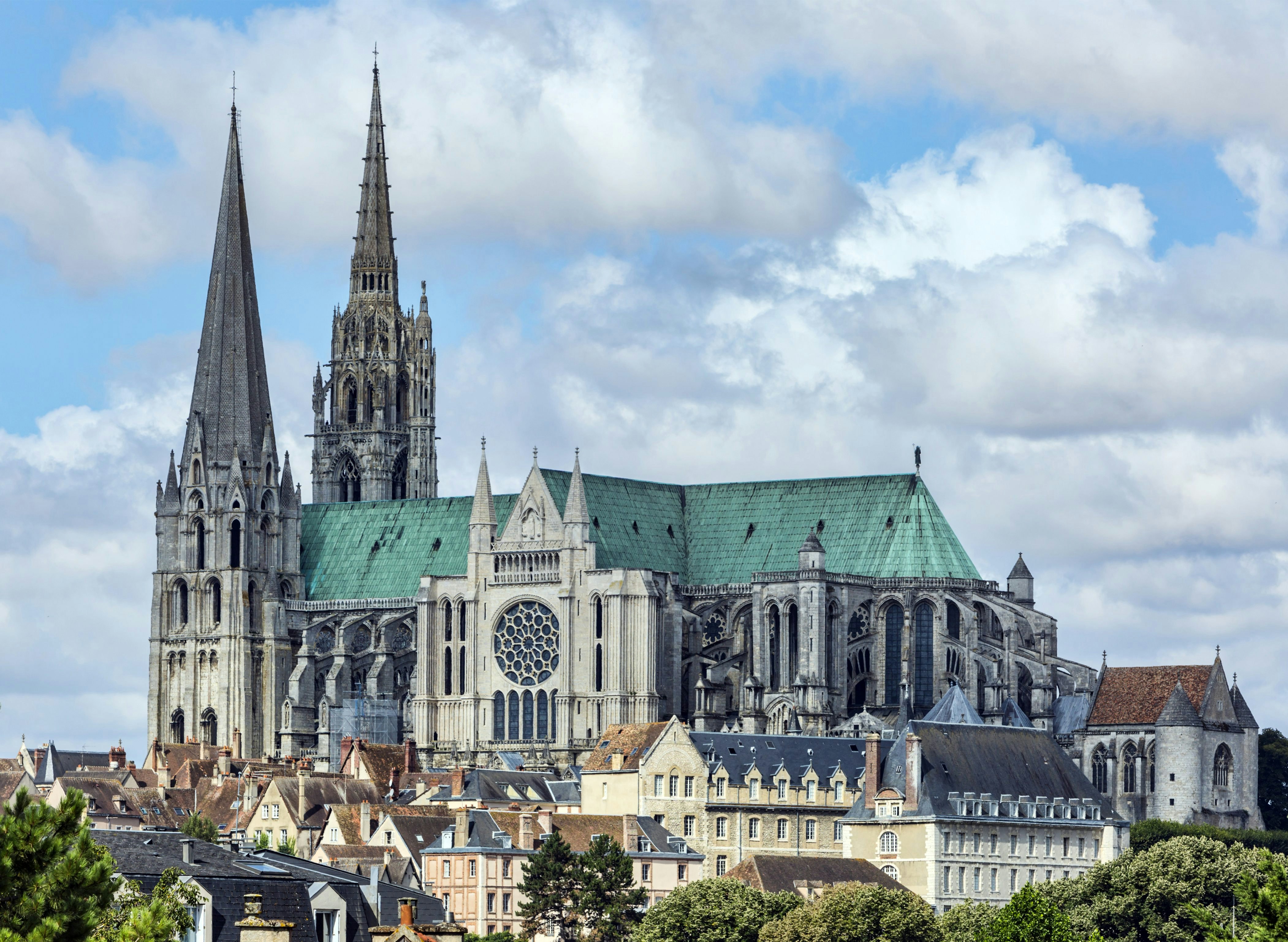 The south view of Cathedral of Our Lady of Chartres, France.; Cathédrale Notre Dame
Shutterstock ID 688583665; your: Bridget Brown; gl: 65050; netsuite: Online Editorial; full: POI Image Update