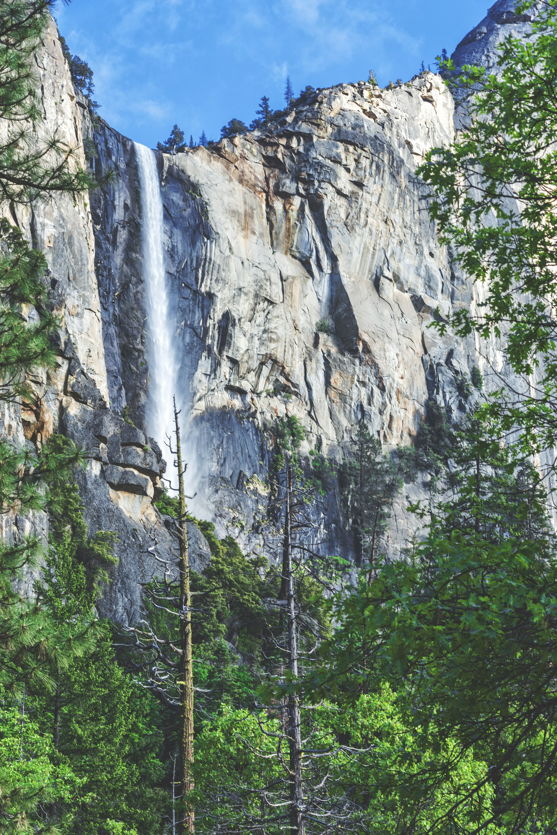 Ribbon Fall in Yosemite National Park, California