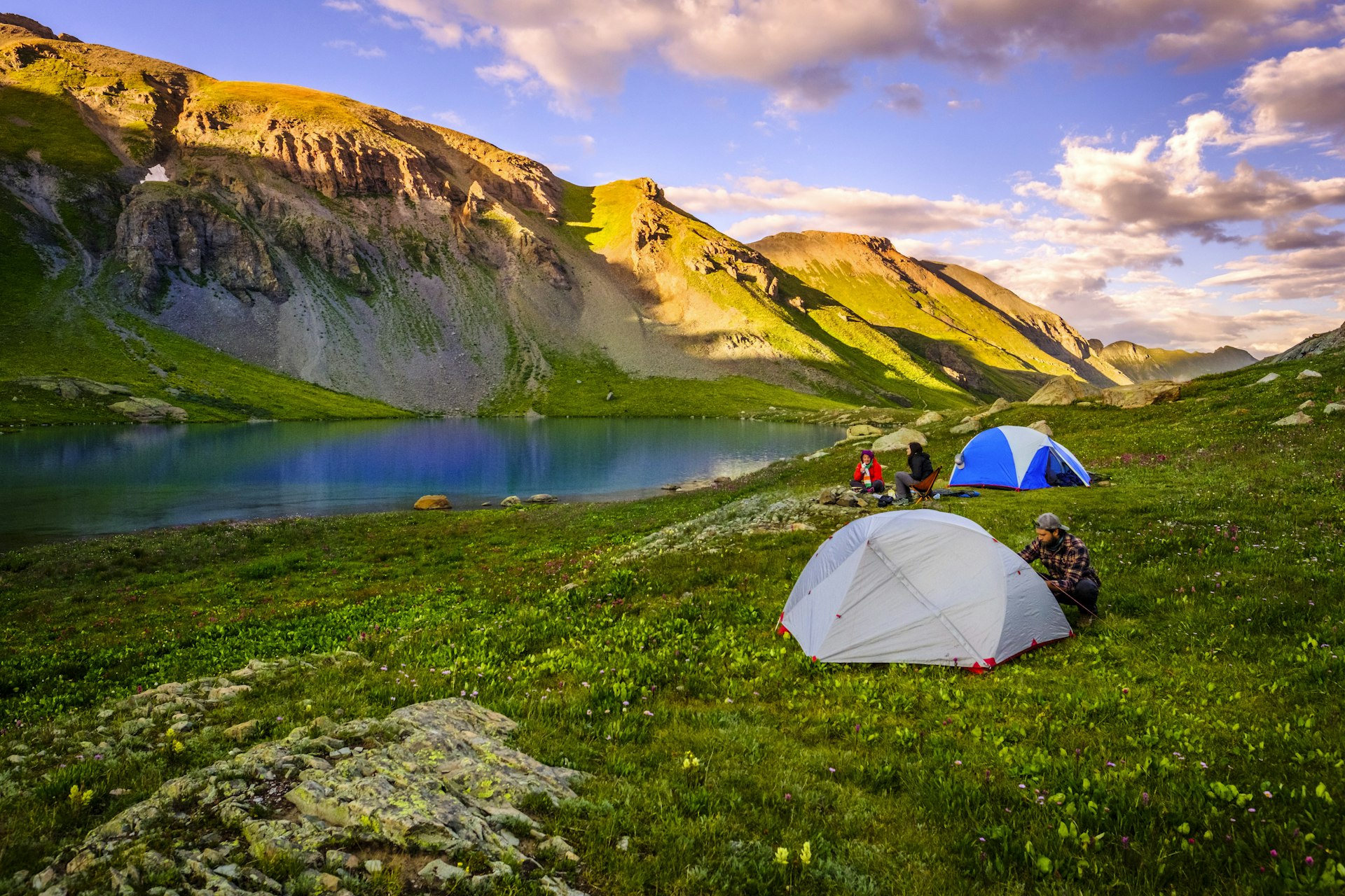 camping out at Ice Lake, Colorado