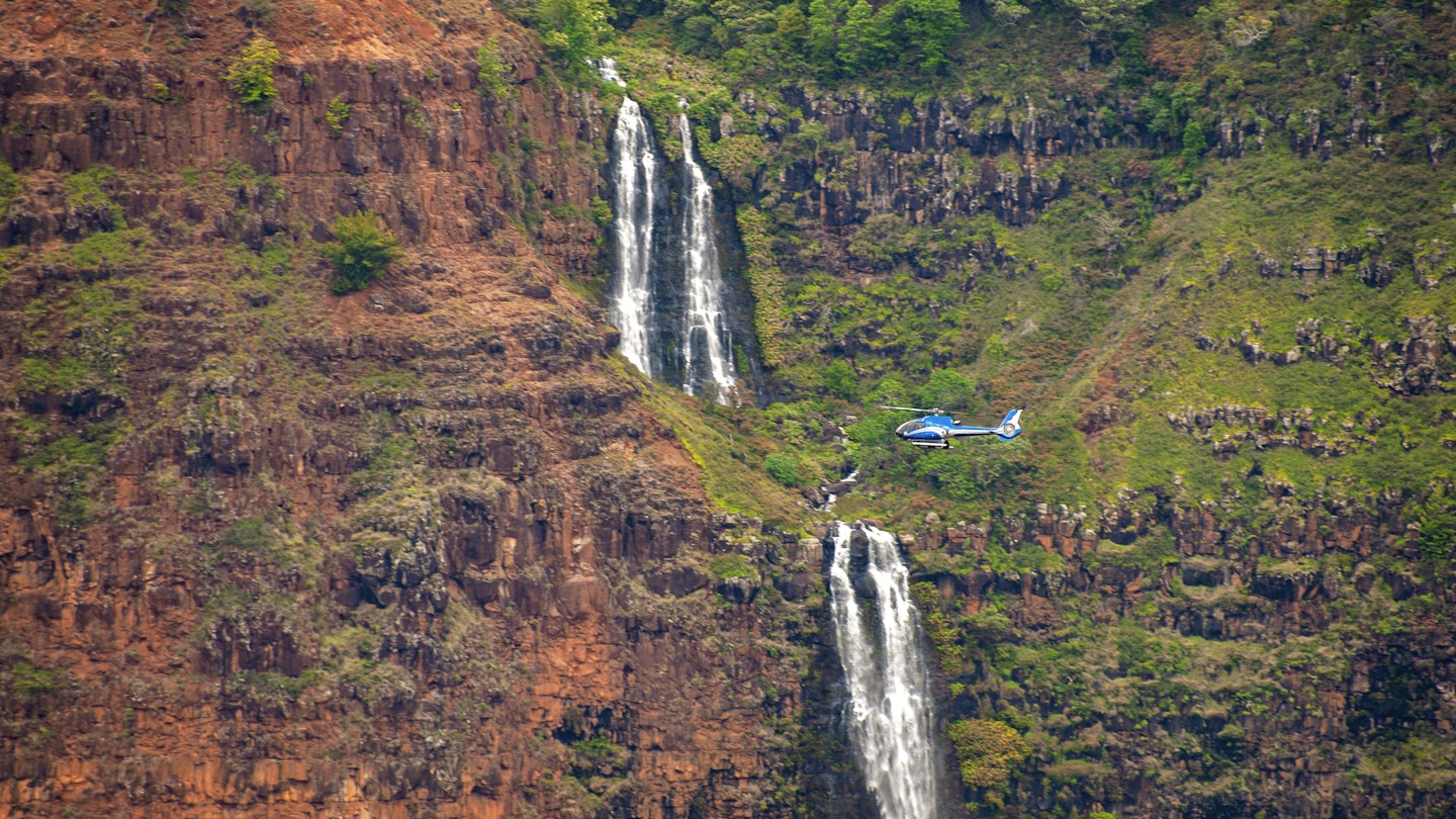 Waipo'o Falls is a fantastic waterfall on Kokee Stream dropping 800 ft. in two tiers. It is located in the heart of the Waimea Canyon.