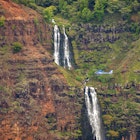 Waipo'o Falls is a fantastic waterfall on Kokee Stream dropping 800 ft. in two tiers. It is located in the heart of the Waimea Canyon.