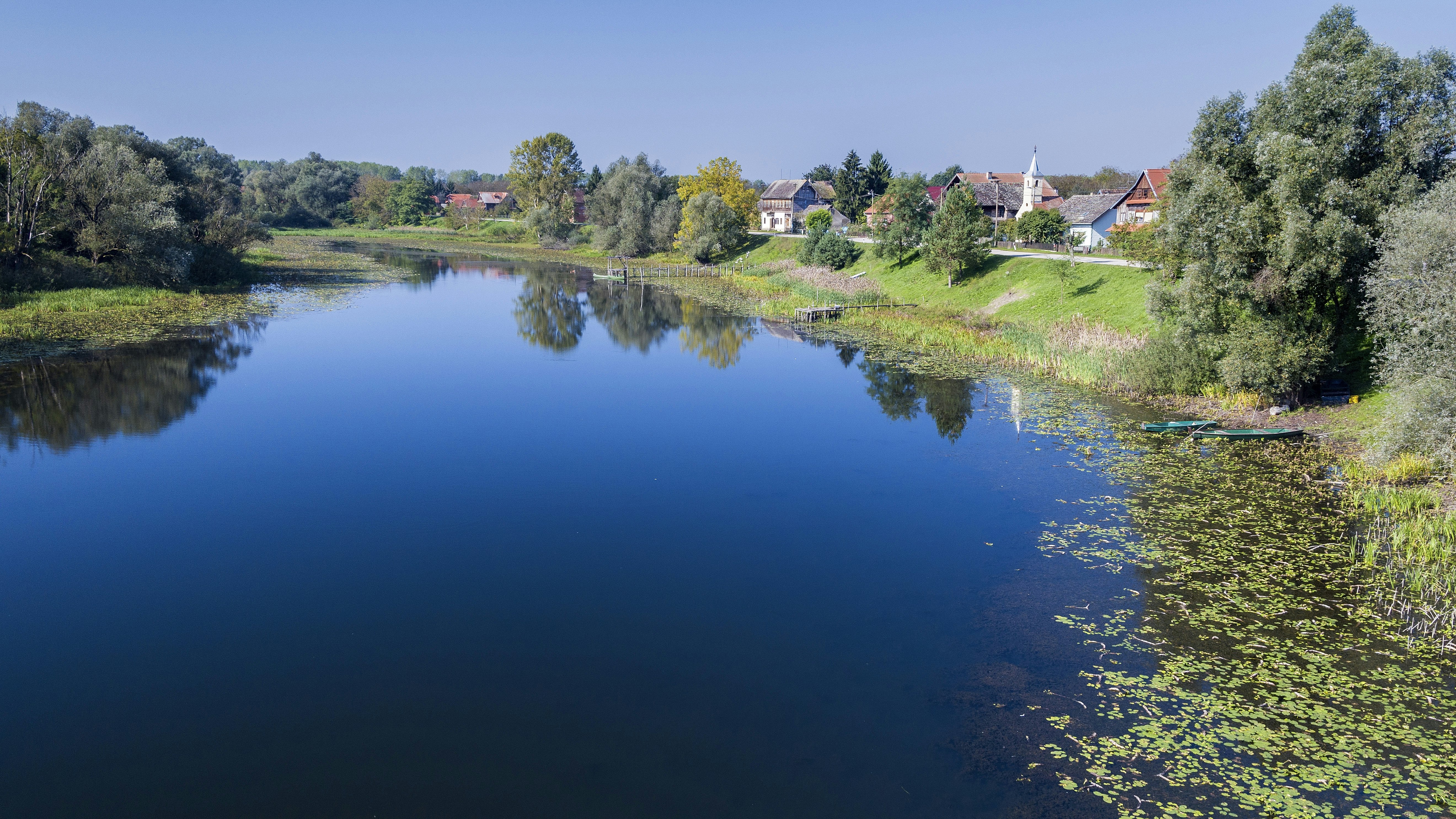 Krapje is a traditional wooden village in Croatia's Lonjsko Polje Nature Park. Some of the buildings are 200 years old.