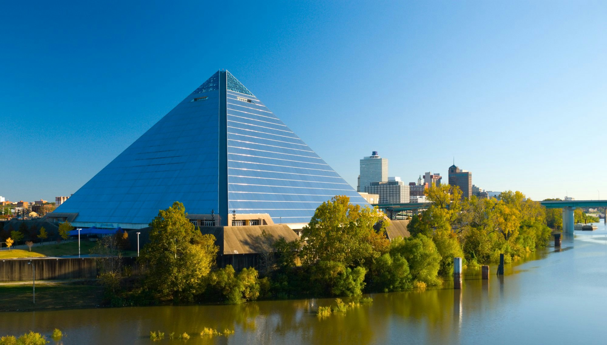The Memphis Pyramid is an unusual landmark on the city's skyline, but its history is even more interesting