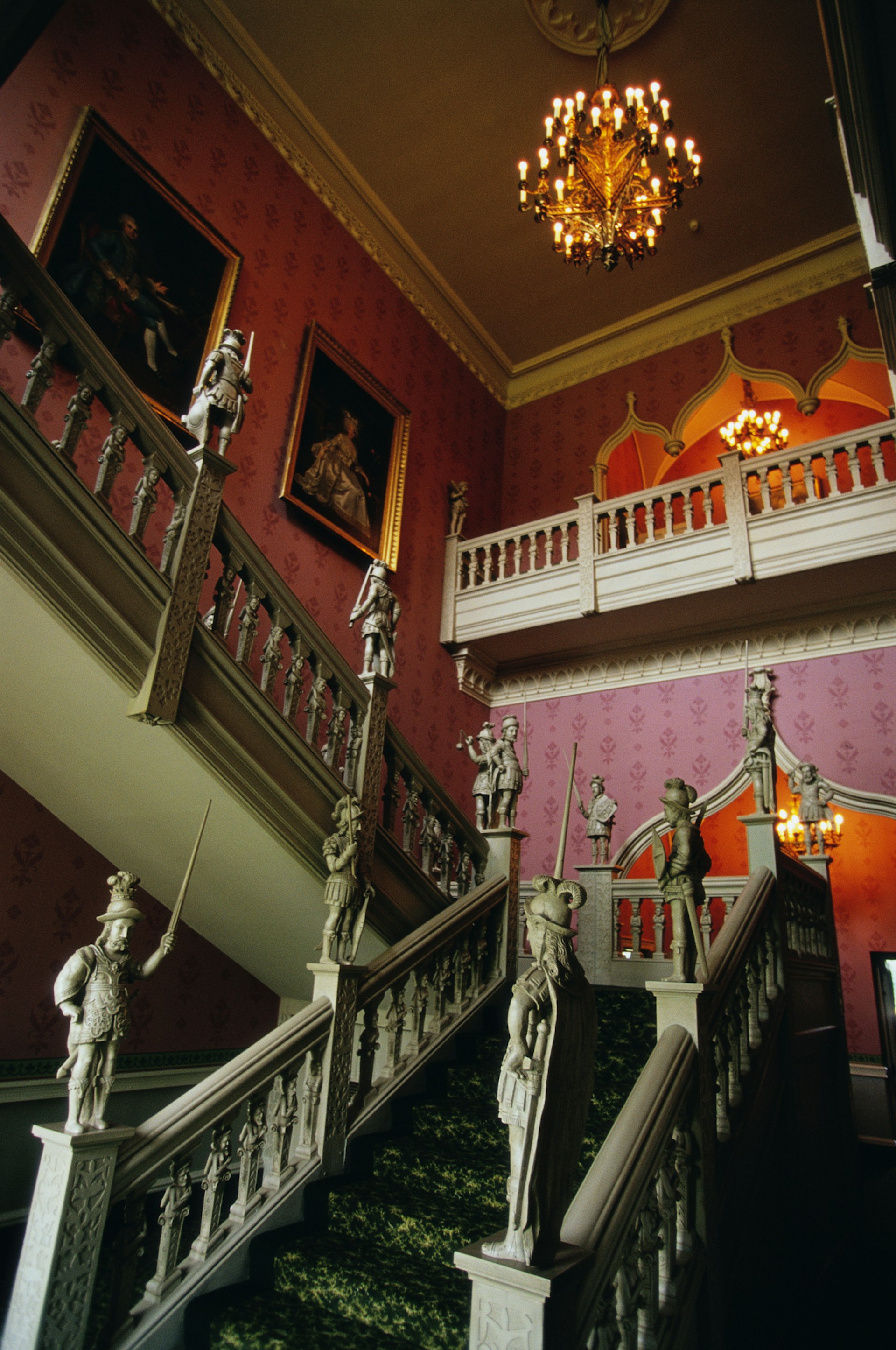 Elaborate Stairwell in Hartwell House