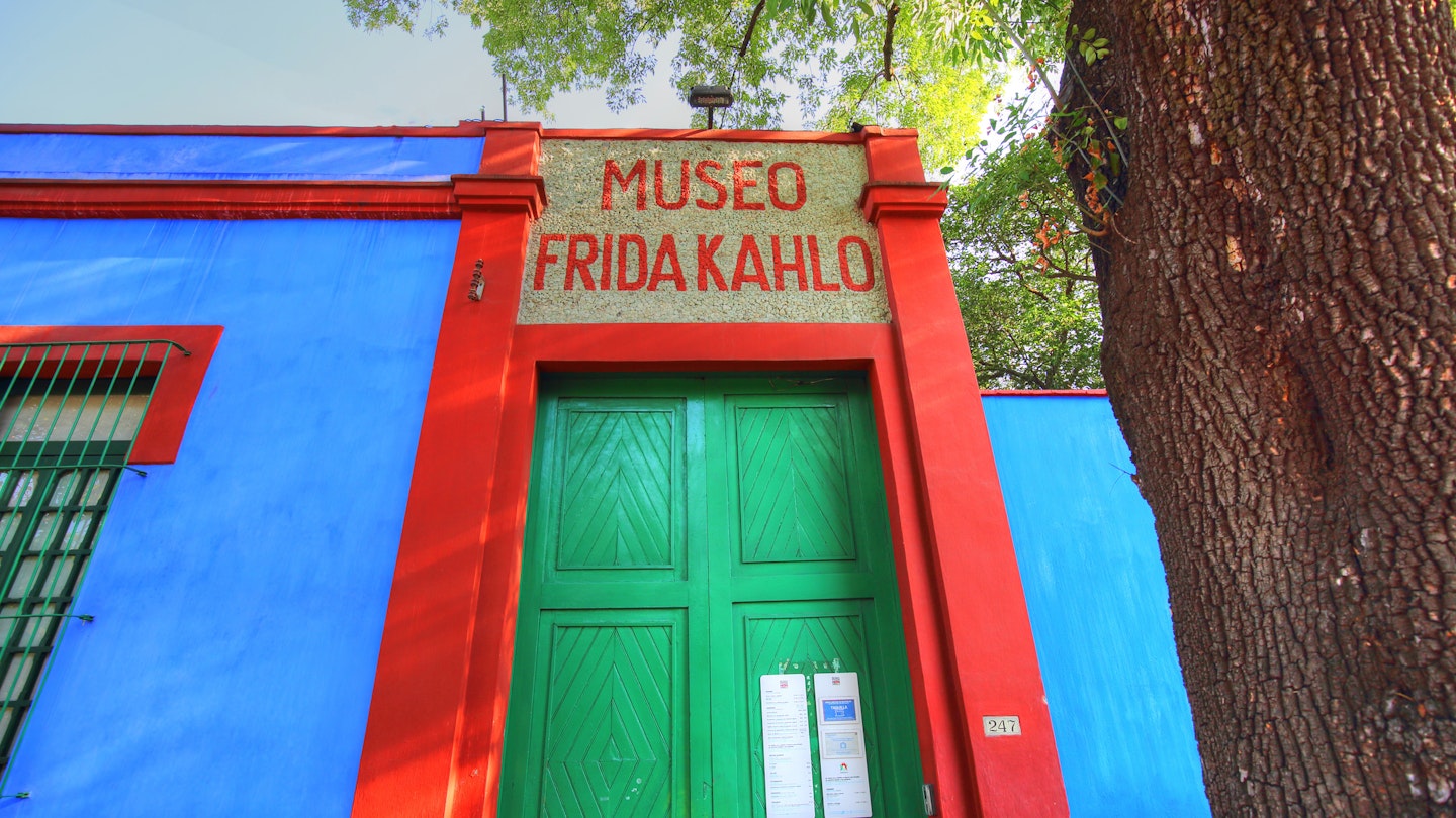 COYOACAN, MEXICO-20 APRIL, 2018: Frida Kahlo Museum