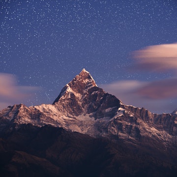 Machapuchare or Machapuchre  Lit. 'Fish Tail' in English, is a mountain in the Annapurna Himal of north central Nepal.