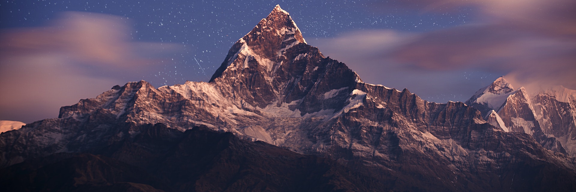Machapuchare or Machapuchre  Lit. 'Fish Tail' in English, is a mountain in the Annapurna Himal of north central Nepal.
