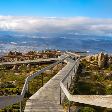 View of Hobart from Mount Wellington, Tasmania