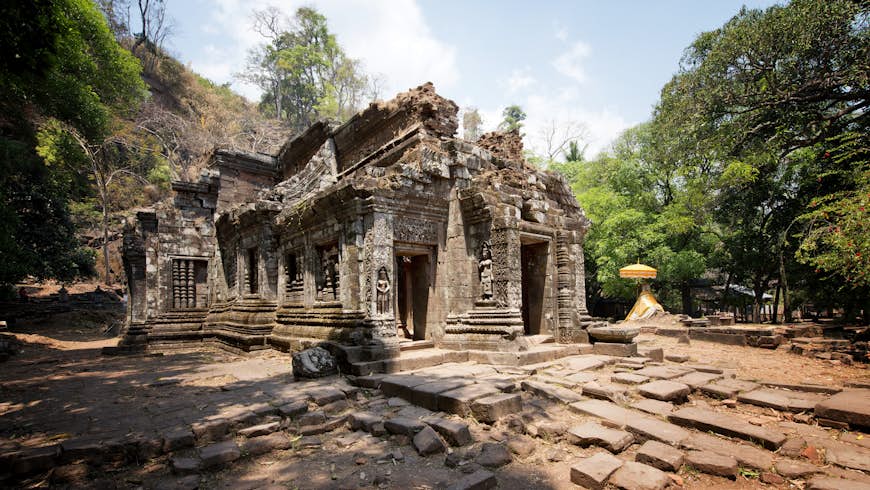 Laos, Champasak, Ruins of Wat Phou (Vat Phu), former Khmer Hindu temple complex