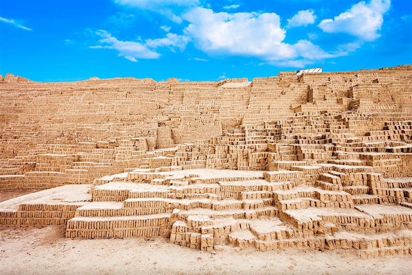 The Huaca Pucllana in the Miraflores district of Lima is available for tours
