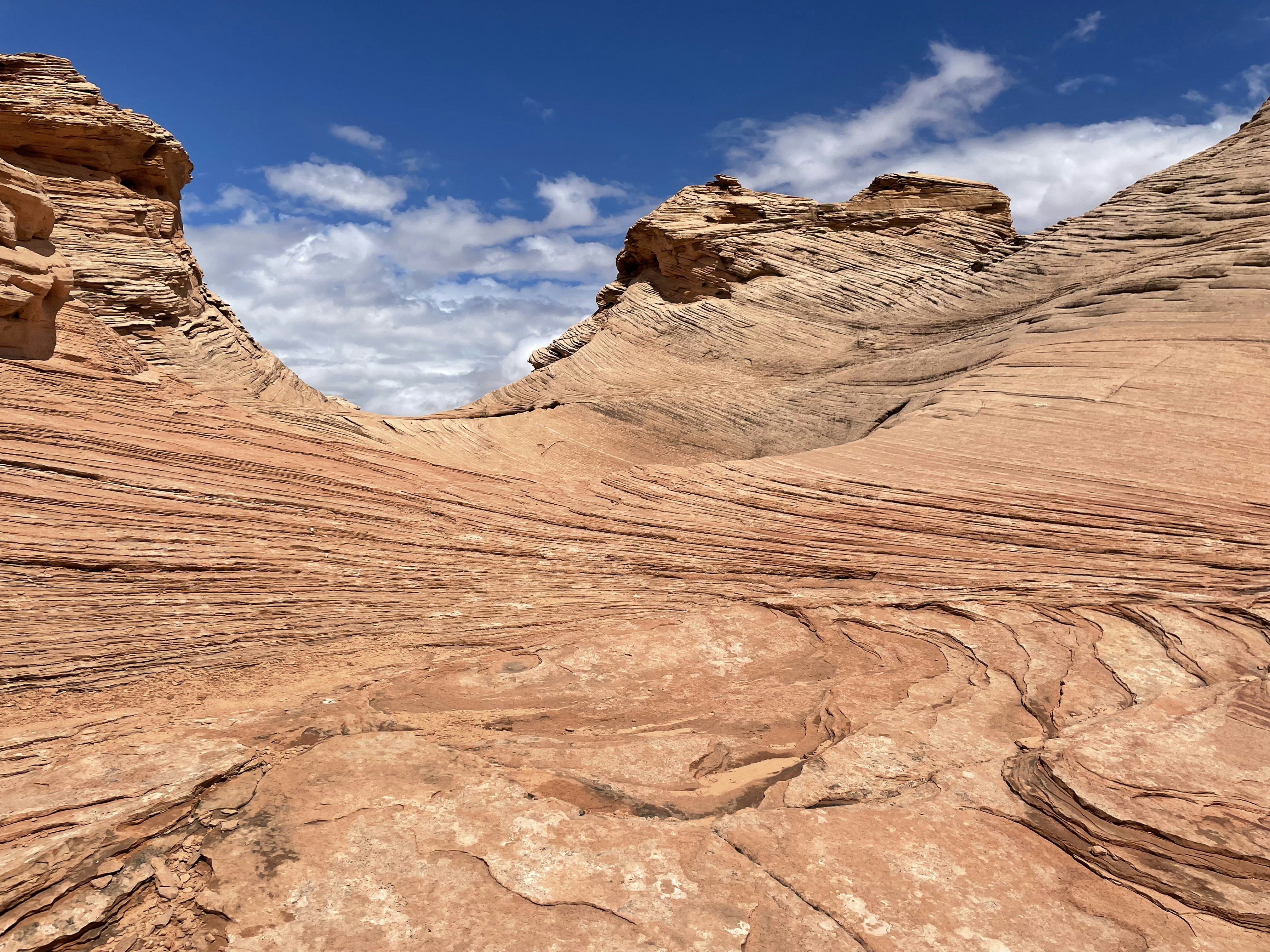 Rock formation The New Wave in the Glen Canyon National Recreation Area