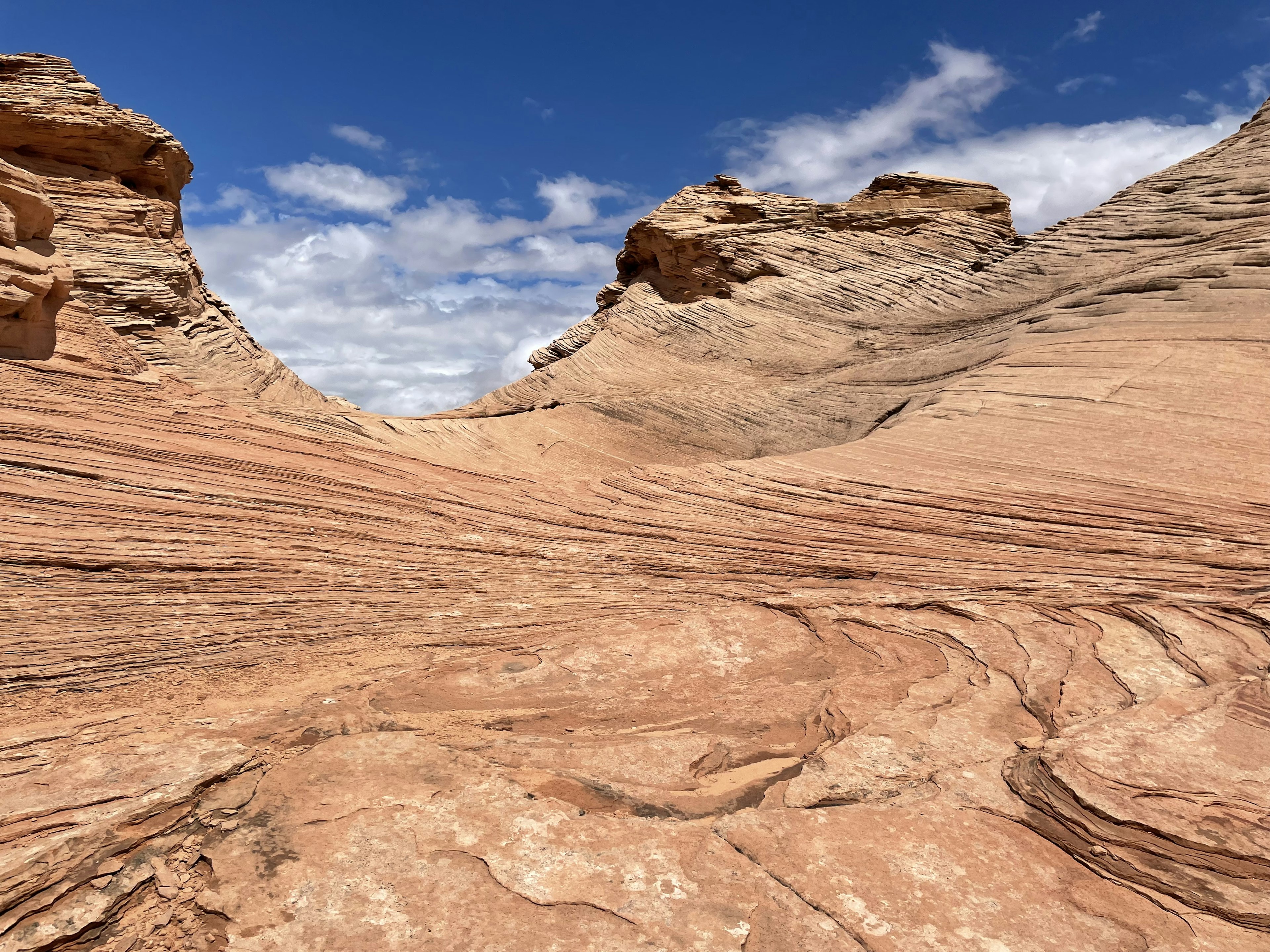 Rock formation The New Wave in the Glen Canyon National Recreation Area