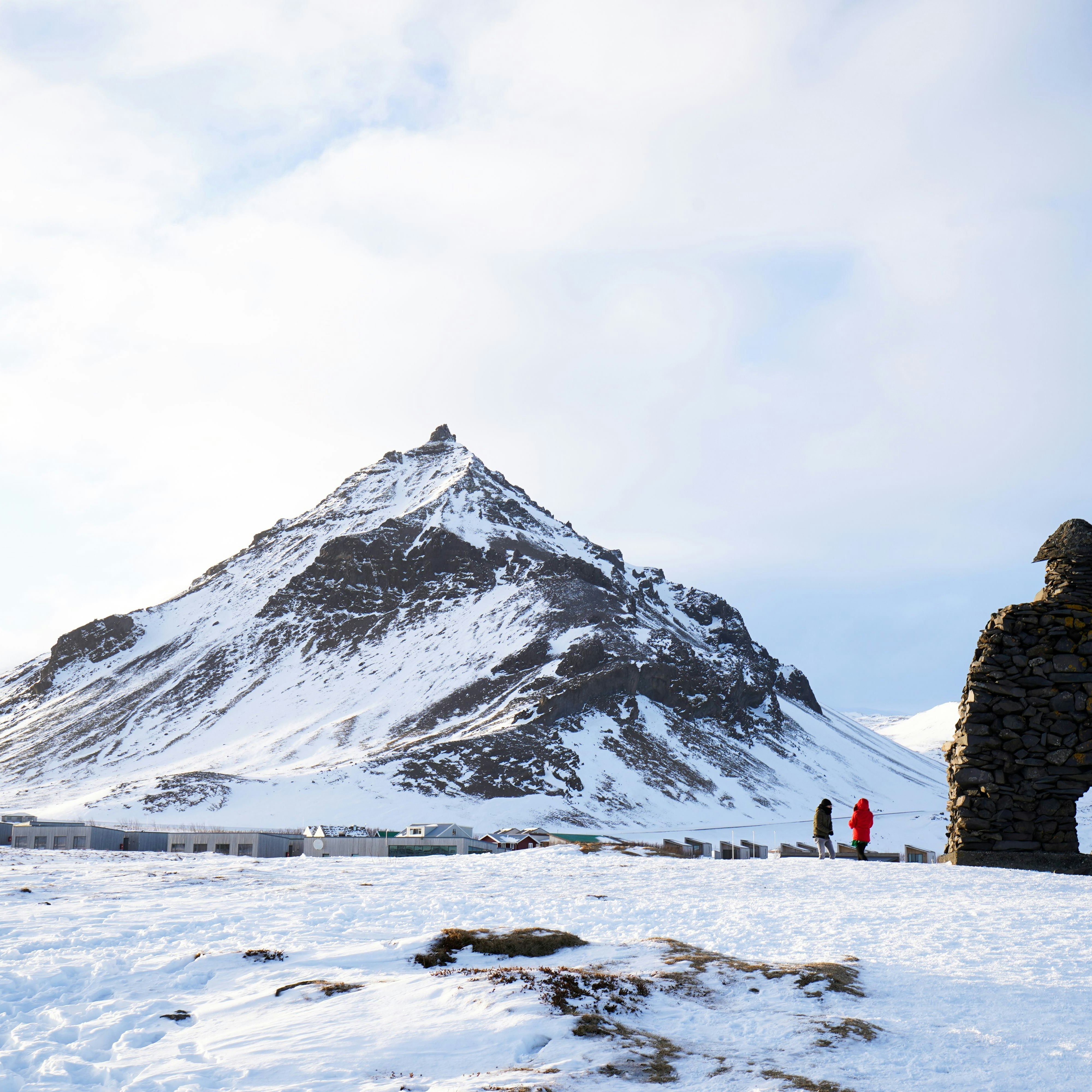 Snæfellsjökull national park lies in the westernmost part of Snæfellsnes peninsula ; 
Snæfellsjökull National Park 
Shutterstock ID 1701342907; your: Bridget Brown; gl: 65050; netsuite: Online Editorial; full: POI Image Update