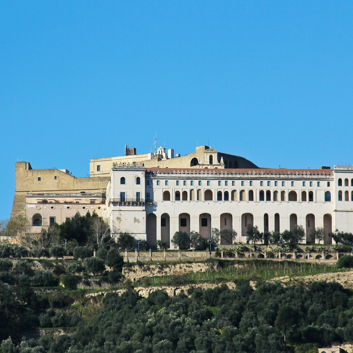 Castel Sant'Elmo in Naples nea Certosa di San Martino.