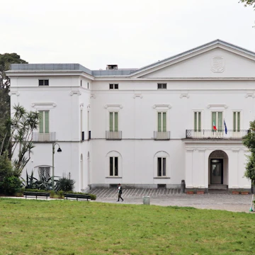 Naples, Campania, Italy - April 29, 2021: Bourbon residence of Villa Floridiana seat of the Duke of Martina Ceramics Museum
Museo Duca di Martina & Villa Floridiana