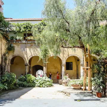 Sorrento, Italy July 16,2017: Church and Convent of St. Francis, Sorrento, Italy.
Chiesa & Chiostro di San Francesco