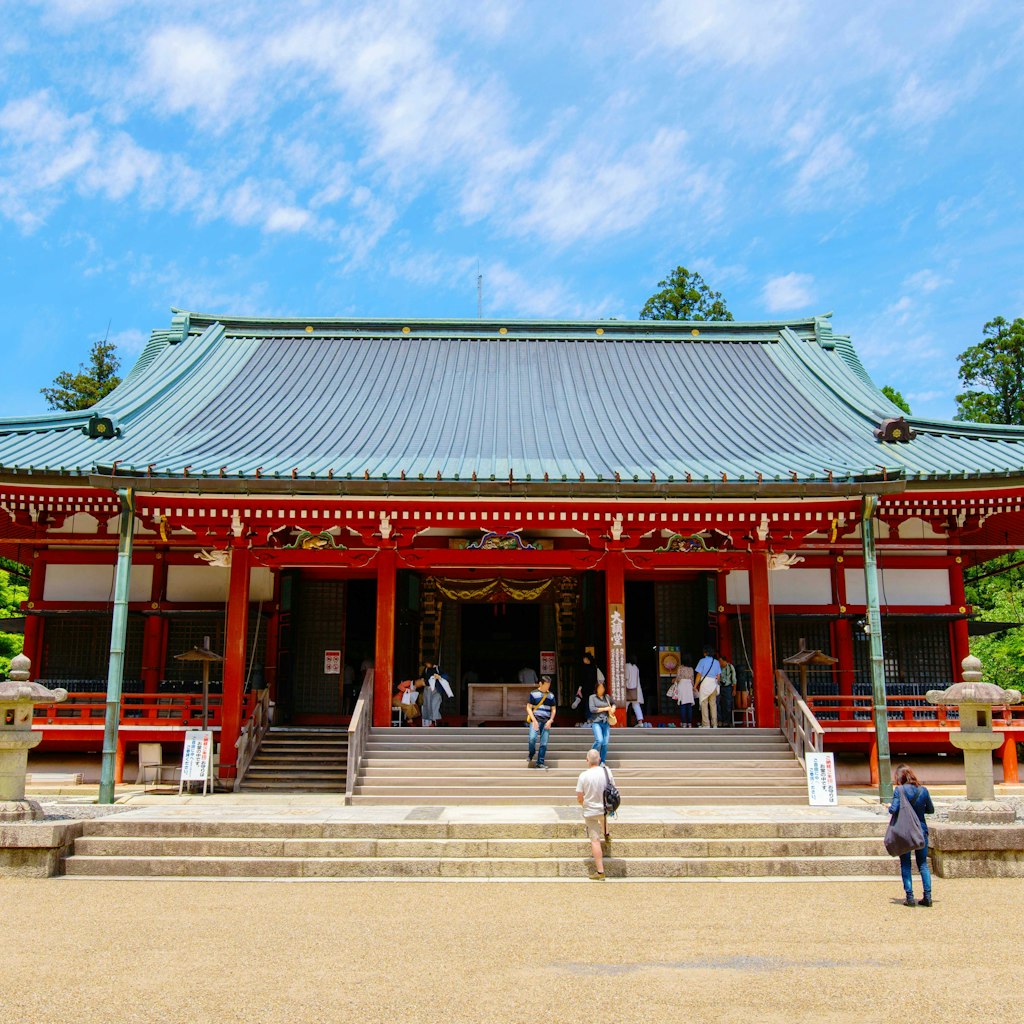 ktoyo,japan - May 21,2018 : Mt.Hiei-zan Enryaku-ji Temple in Kyoto,Japan.Enryaku-ji Temple was founded by the priest Saicho In 788.