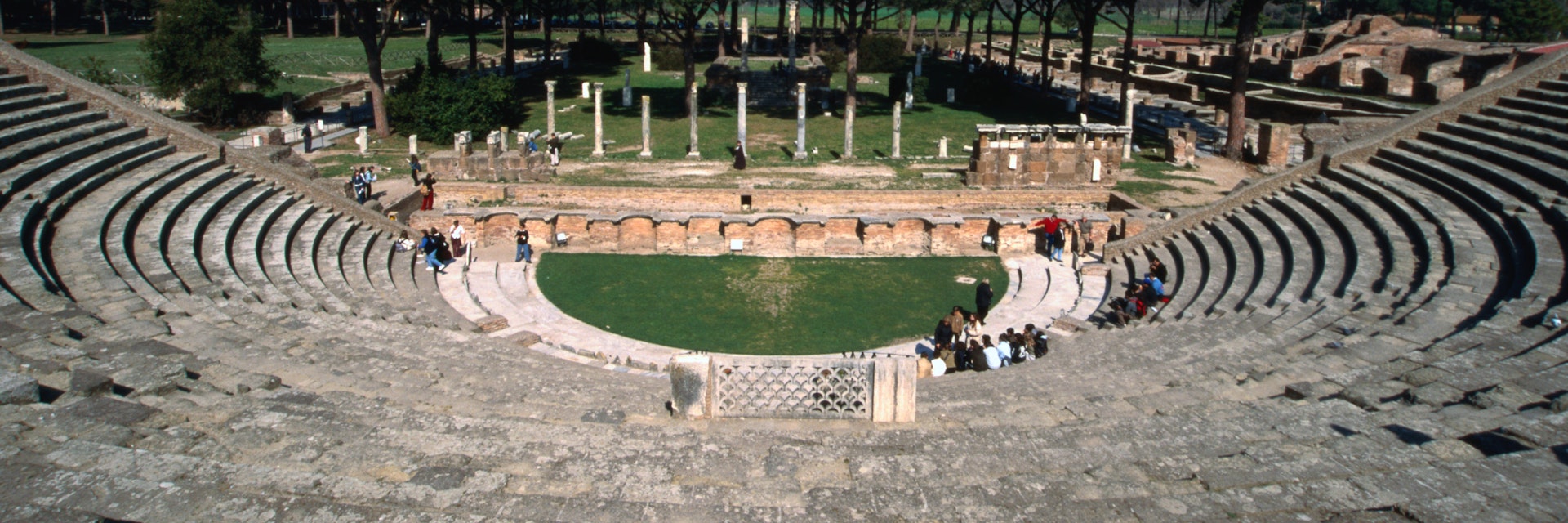 Roman theatre at Ostia Antica.