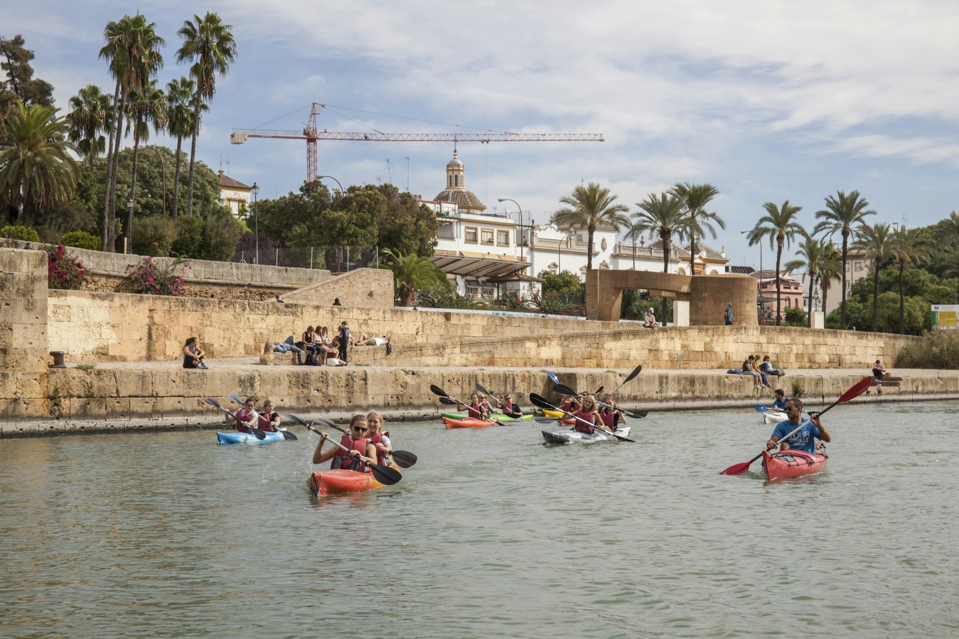 Kayak Sevilla kayaking tour on the Guadalquivir river