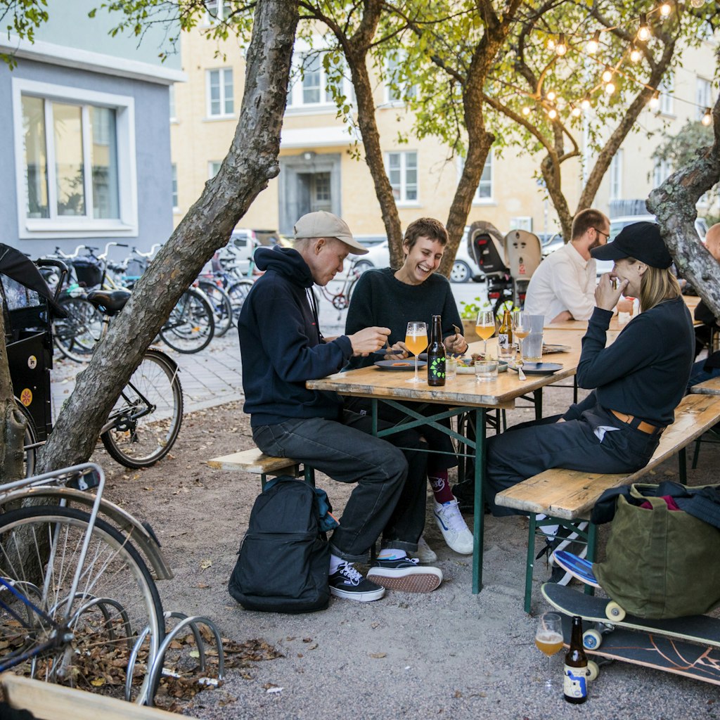Outdoor restaurant in Malmo