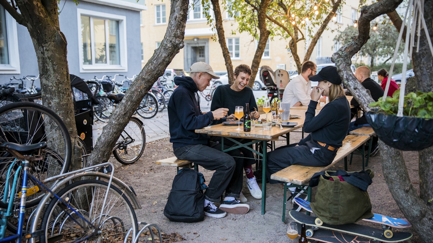 Outdoor restaurant in Malmo